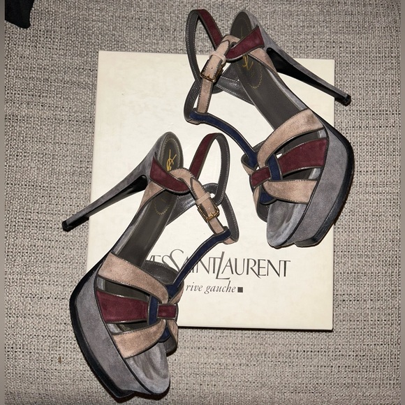 Yves Saint Laurent Shoes - Saint Laurent Tribute Platform Sandal
